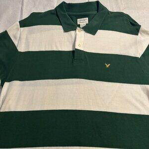 American Eagle Outfitters Mens XL stripped polo shirt